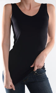 Cathy Seamless 2-In-1 Vee and Scoop Tank Top