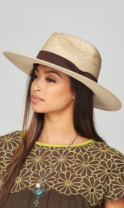 Boho Natural Wide Brim Panama Sun Hat