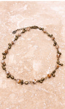 Ashlyn Natural Quail Stone Beaded Short Necklace