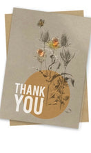 Papaya - “Mom, Thanks & Thinking” 3x5 Gift Greeting Card