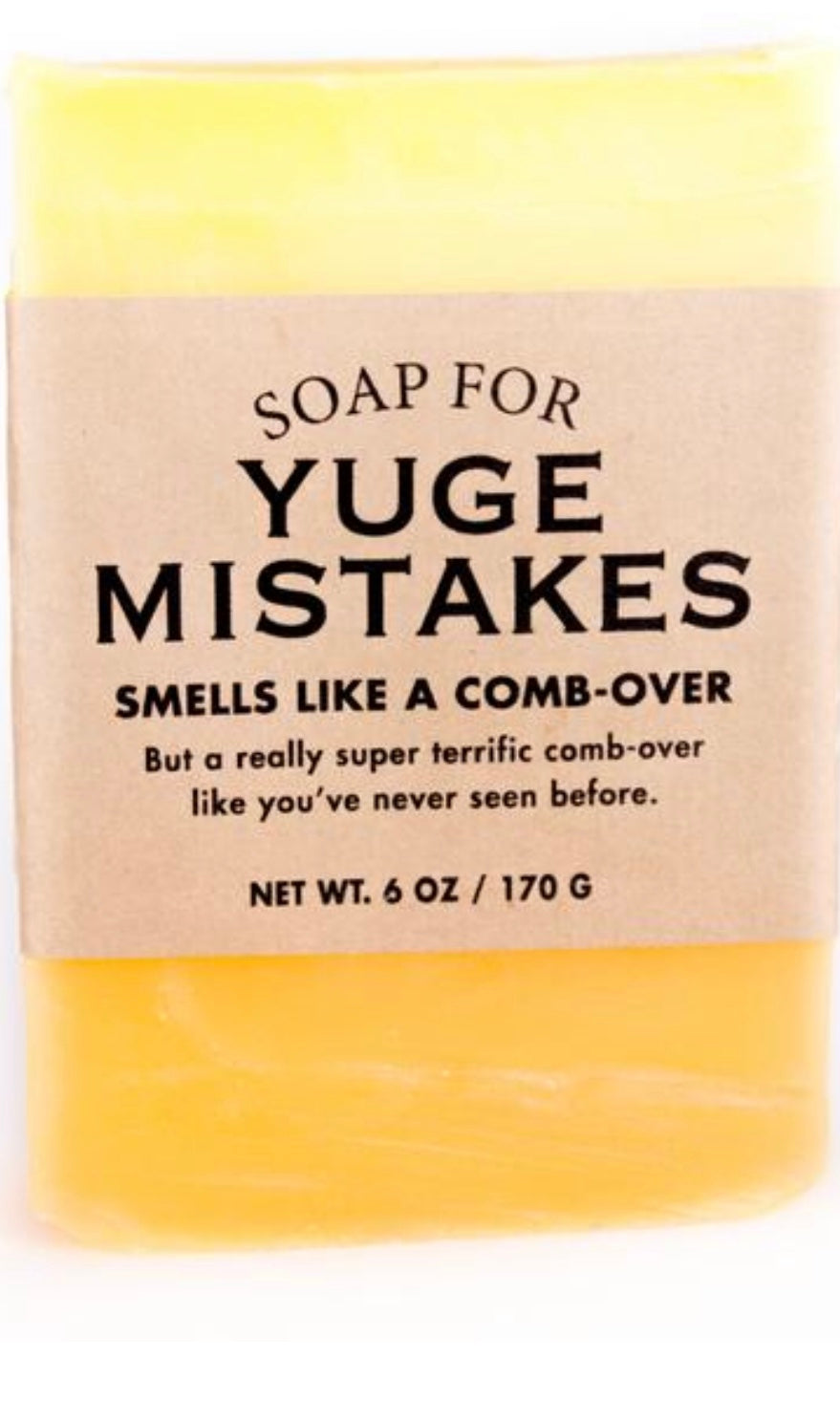 Whisky River Soap for Yuge Mistakes