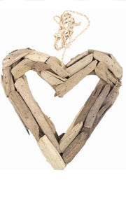 Wood Beachcomber Driftwood Open Heart