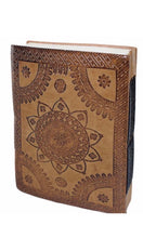 Leather Embossed Tree of Life Medallion Leather Journal